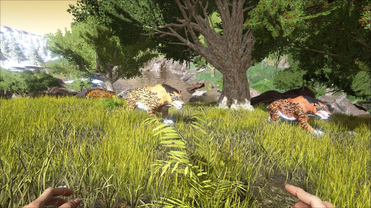 ARKA4LServers's tweet photo. Trying some awesome mods on our Island map before being added to our cluster. No wonder these mods are so popular! Look at these beasts! 😍#Arkando #ARK #playARK #PCgamer #PvE #Steam https://t.co/oMMEDikAMm