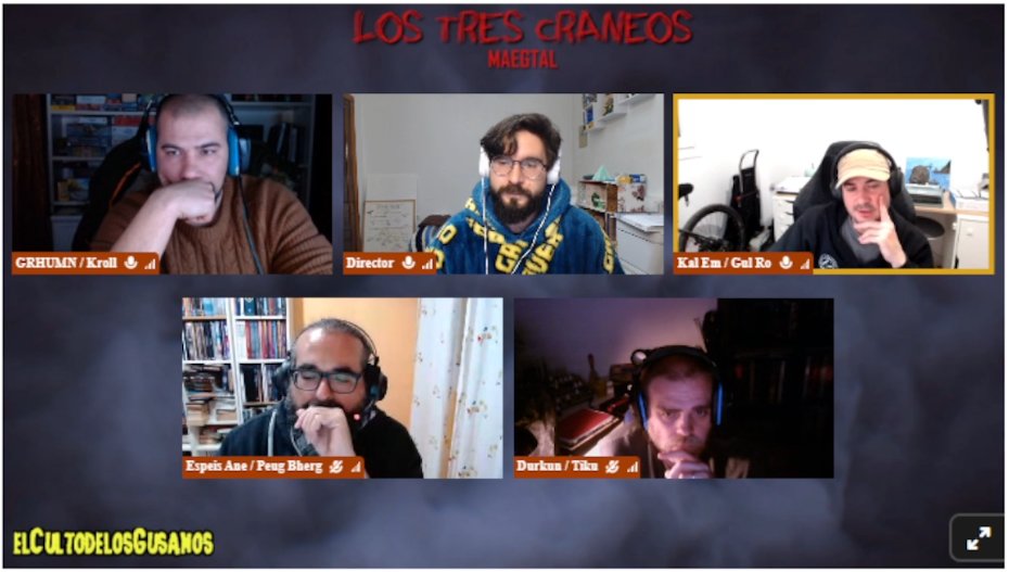 Ayer fue la primera sesión de Los 3 cráneos de <a href="/IpsaMors/">Héctor R. A.</a>, con esta fabulosa mesa: <a href="/Litle_G_TerRol/">🅻🅸🆃🅻🅴_🅶 🎲🎮🍿</a>  <a href="/andresfr84/">Andrés Fuentes 📜🌒/🎲🌔</a> <a href="/onioninblack/">Pau Blackonion, Reborn in Bluesky 🎲 🌒</a> y <a href="/drulax/">lucasss</a>