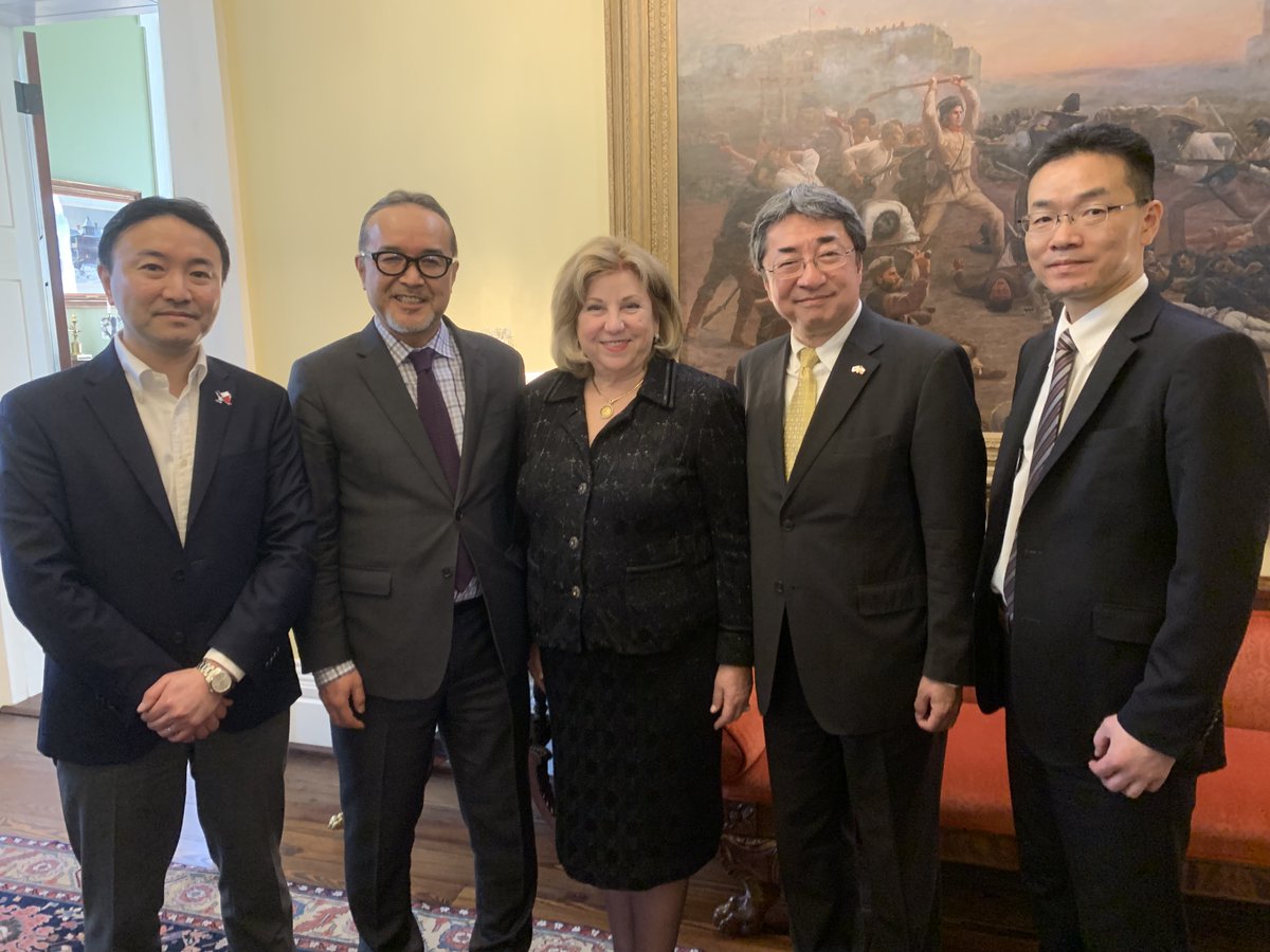 TXsecofstate's tweet image. Today, we proudly welcomed @JETROUSA to @austintexasgov as part of their @SelectUSA Investment Tour of Texas - building upon the strong relationships with our close friends in #Japan to bring more investment & economic exchange w/ #Texas. #EcoDevo @CGJapanHouston