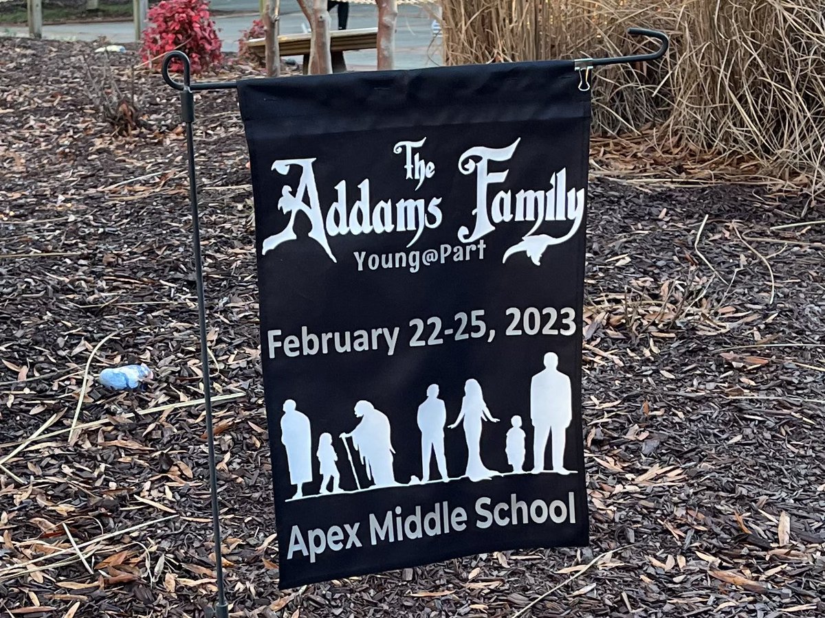 In our courtyard…just blowing in the wind…#JustAroundTheCorner