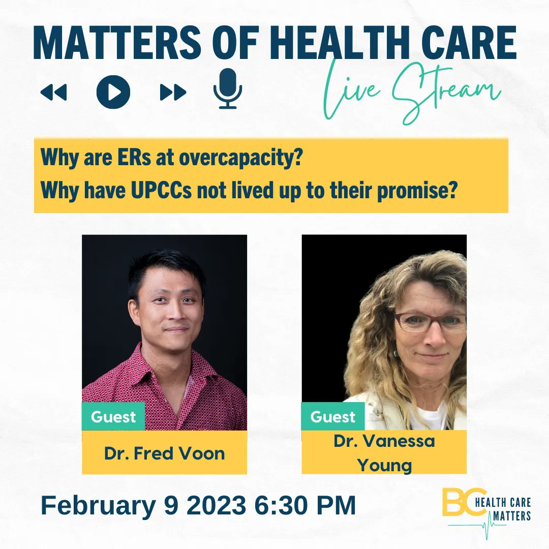 Join us tonight at 6:30 PM for our Virtual Townhall: Matters of Health Care.
buff.ly/3jvXHro 

#BCHealthCareMatters #MattersOfHealthCare #EveryoneDeservesAFamilyDoctor #BCHealthCareCrisis #WeNeedDoctorsNOW #BCHealthCare #CanadianHealthCare #BritishColumbia