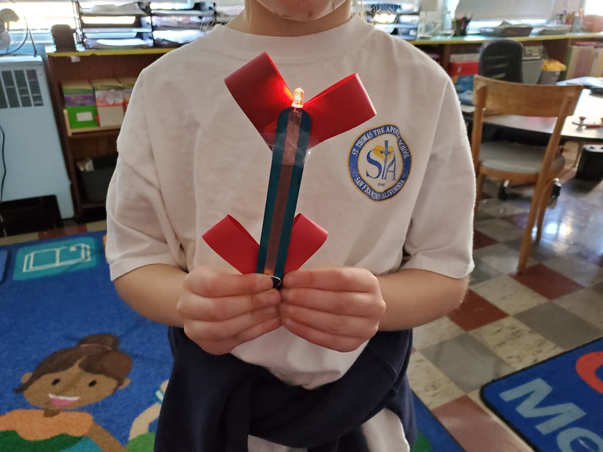 The 1st graders loved the circuit unit (& their Valentines' Day light wands)!! They totally got conductors/insulators/switches & it blew their minds when we did the energy stick circuit while holding hands that our bodies also conduct electricity!! #STEAM #papercircuit #circuits