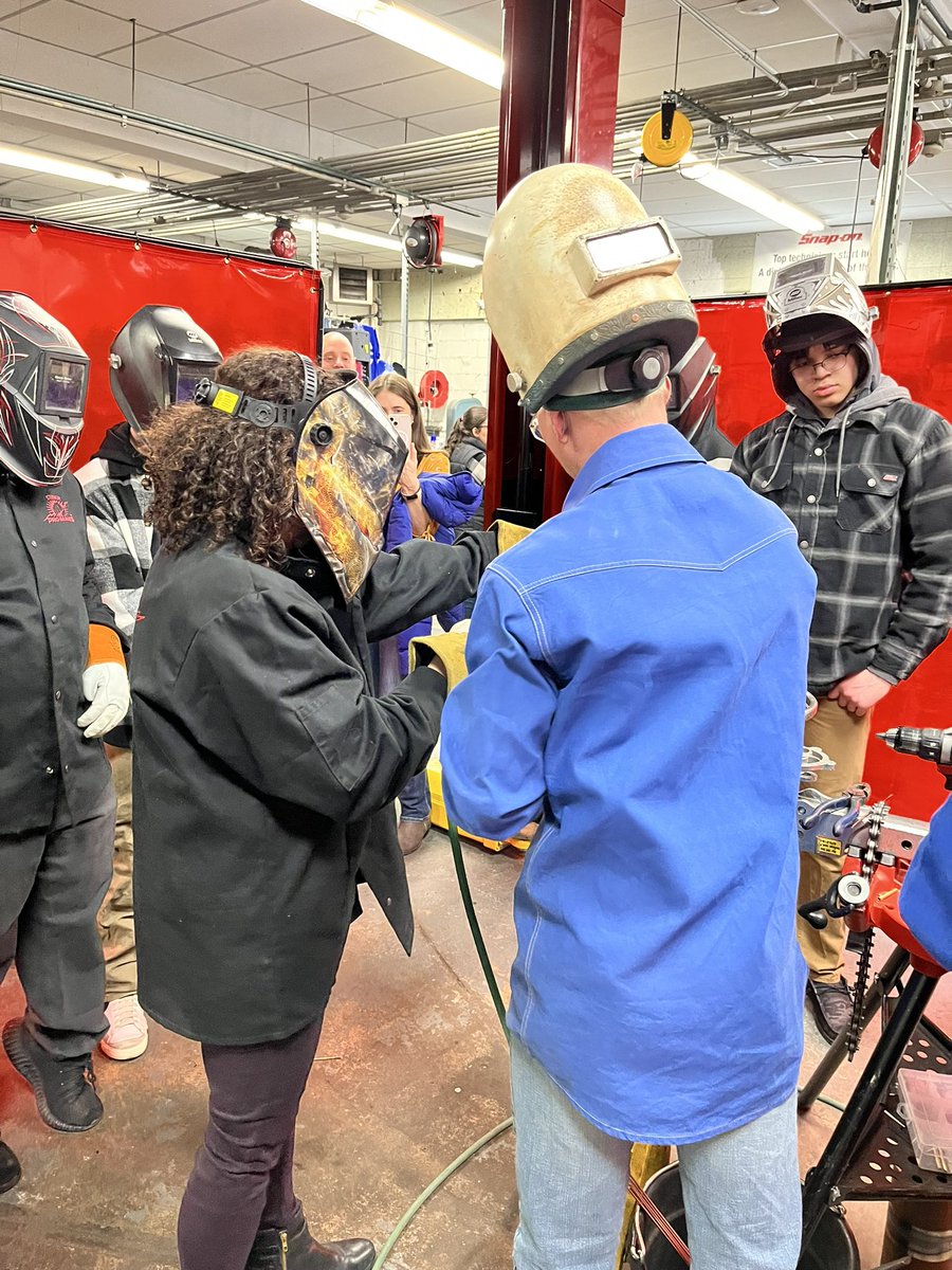 More pics from Western Welding Academy’s visit today. <a href="/CarmelHS_info/">CarmelHS_info</a> <a href="/Carmelschools/">Carmel Central School District</a>
