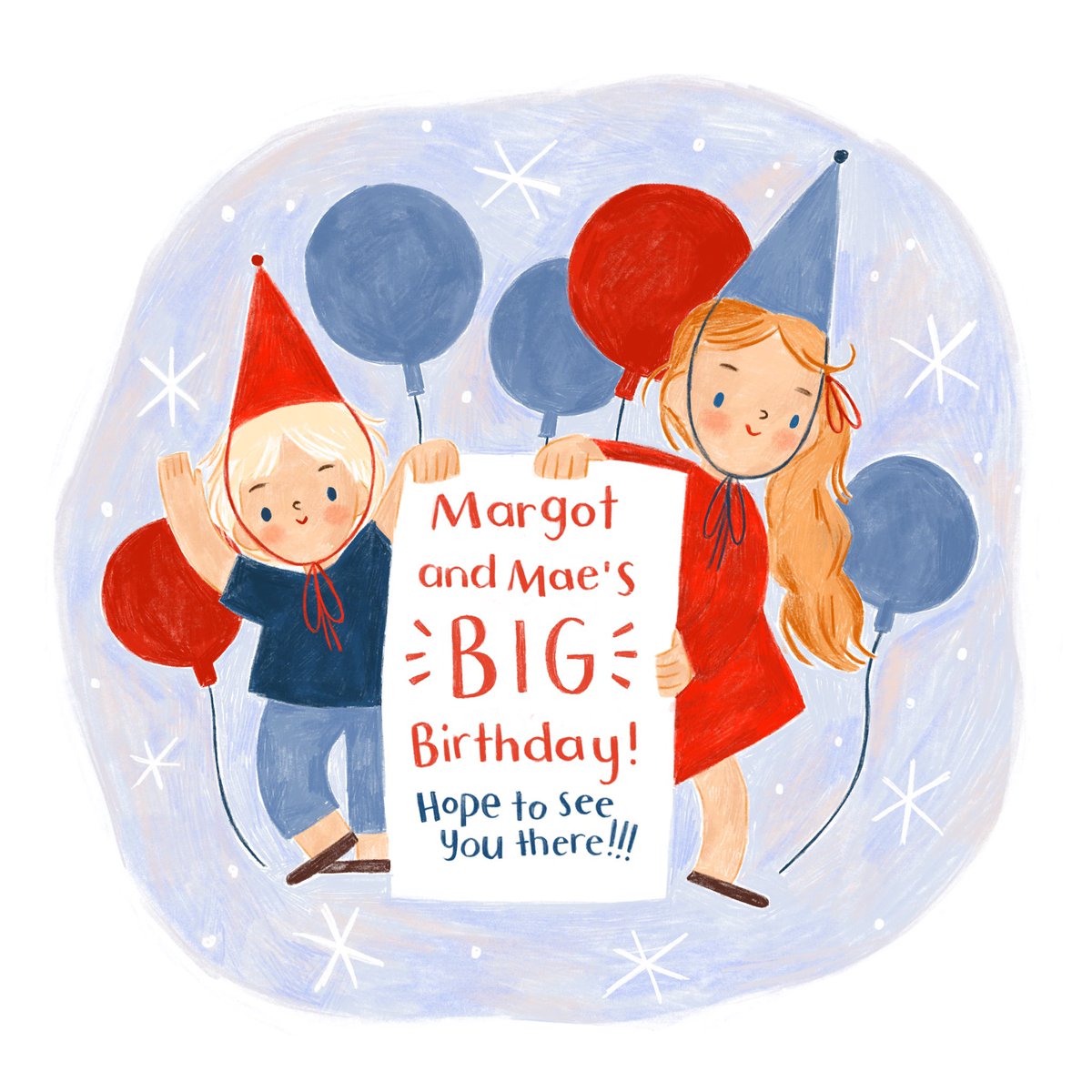 It’s birthday week at ours :) #kidlitart
