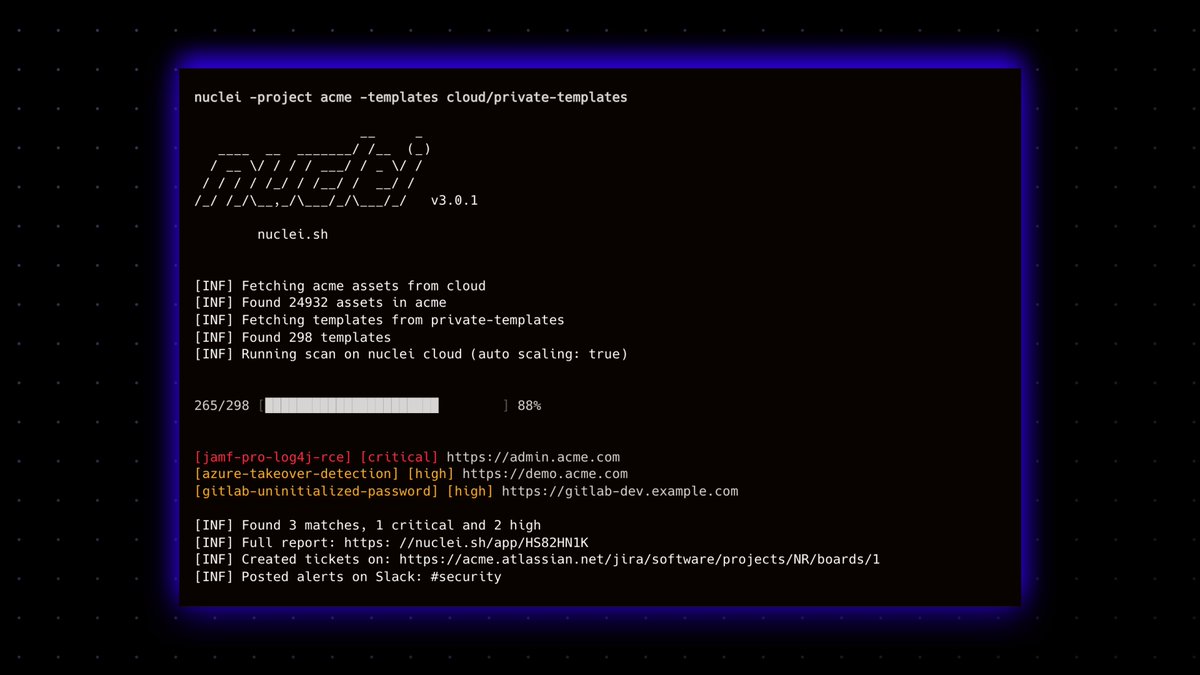 Today, we are proud to announce the private beta of Nuclei Cloud – expanding the power of nuclei with enterprise-grade SaaS capabilities on our mission to democratize security. Sign up today nuclei.sh