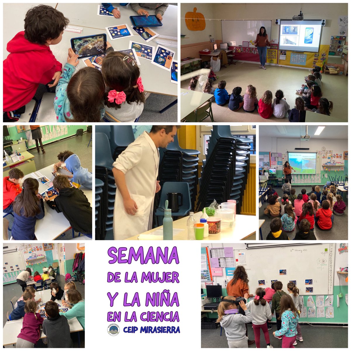 Y ya llevamos 15 intervenciones de mujeres “tecnologicocientíficas” en nuestra “Semana de la mujer y la niña en la ciencia”, muchas de ellas mamás de nuestro cole.. ¡Muchas gracias a todas por venir a visitarnos!