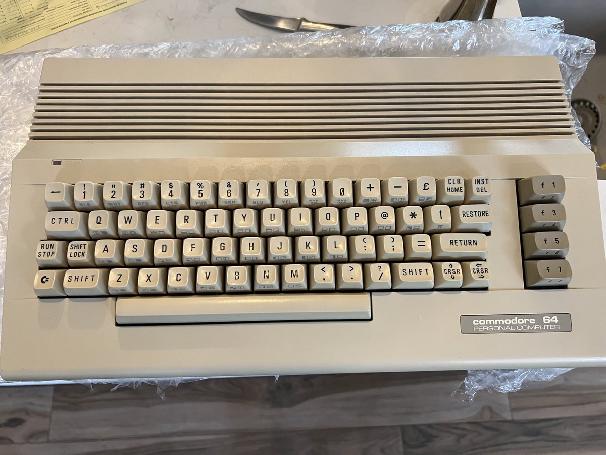 retrogameboyz's tweet image. OMG So beautiful!!! Can’t wait to hook it up - completely refurbished from my #c64 friend @aphexteknol #commodore64 #keepitcommodore thank you @aphexteknol I’ll be in touch soon. #RetroComputing #retrogaming