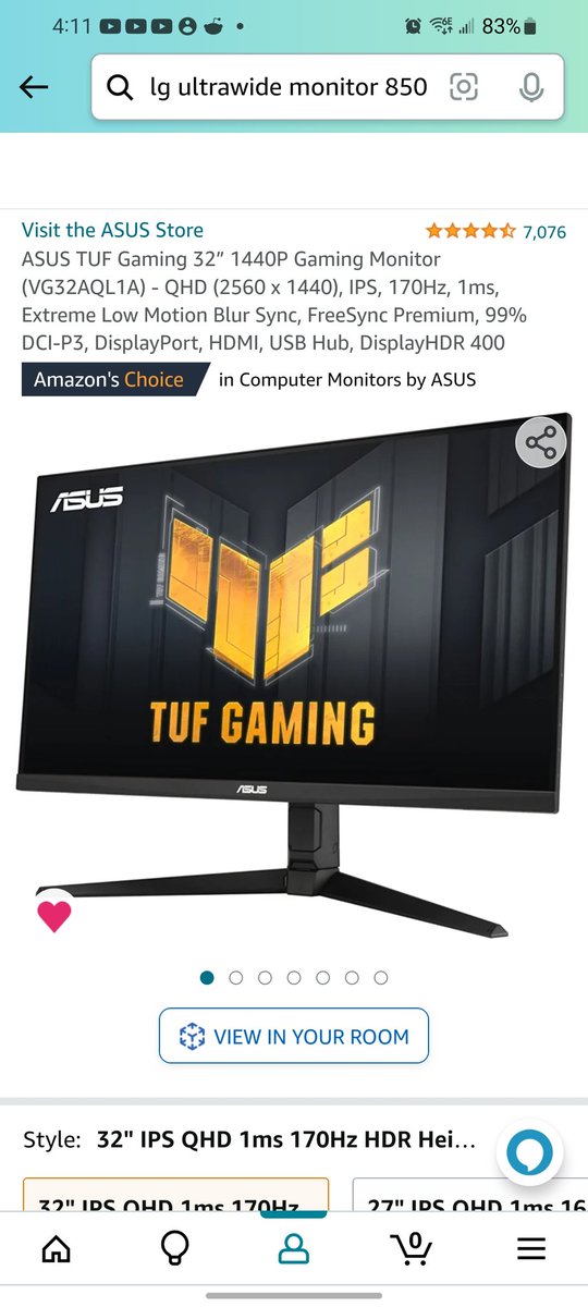 Nightwing1107's tweet photo. @LinusTech  I was wondering which monitor would be better For my 300 ish price https://t.co/KAd4DiK9N9