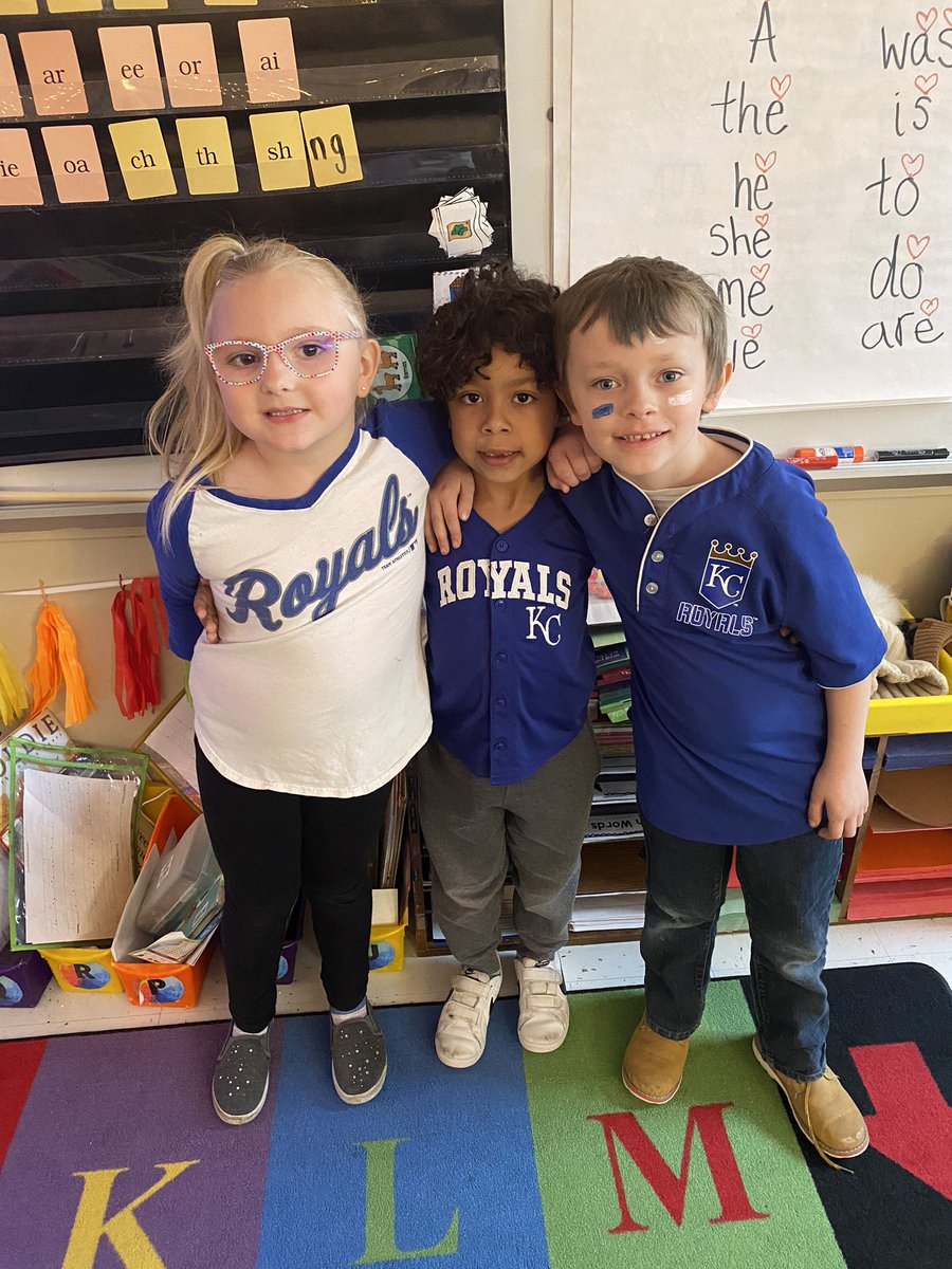 All work and no play… no way! We like to have fun at school! Check out some of my awesome students matching me in our Royals gear to show our KC pride during Spirit Week! #counseling #isdstrong #education