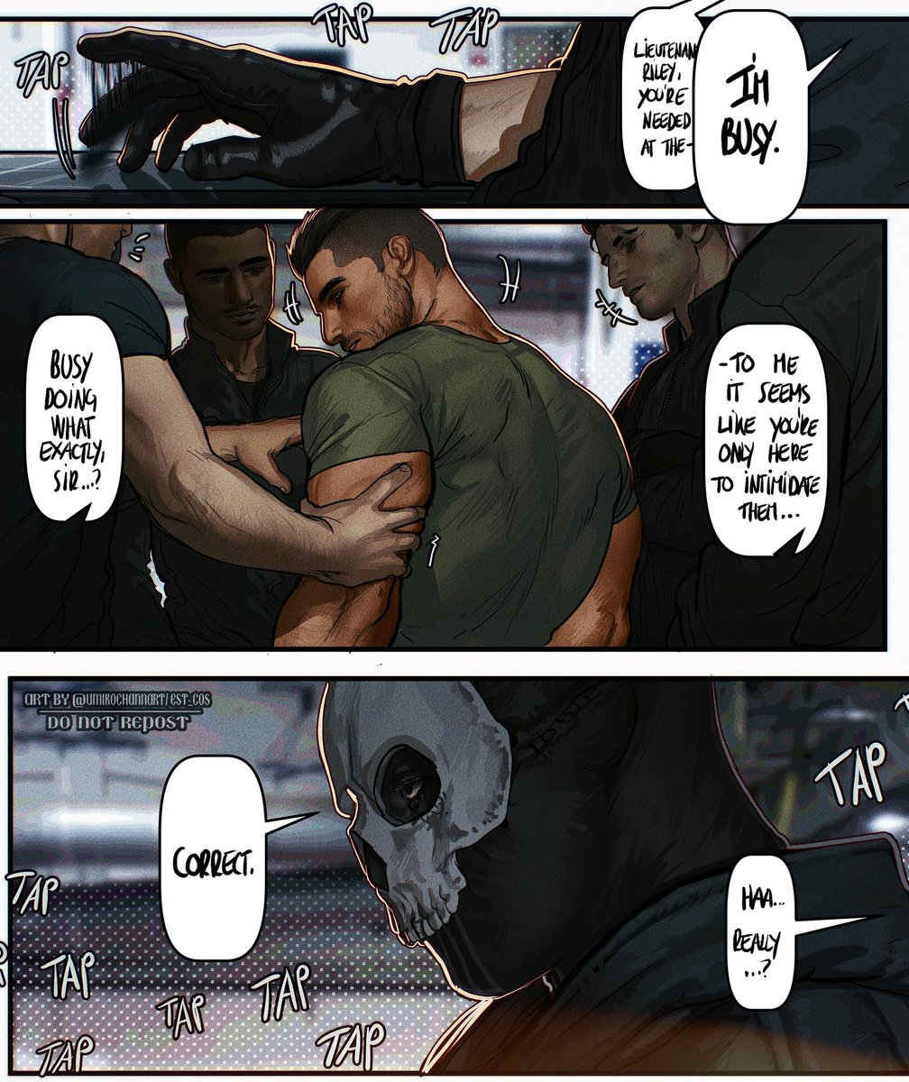 umikochannart's tweet photo. Workout advice 💪 #soapghost #MWII #MW2 https://t.co/3YiKXvi2EG