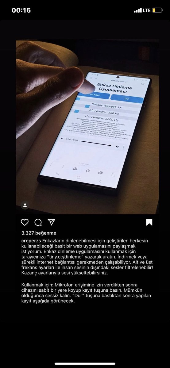 lgnsekin's tweet photo. çok acil!!

ENKAZ DİNLEMEK İÇİN BÖYLE BİR UYGULAMA VAR, TAHA'NIN OLDUĞU VE DİĞER TÜM ENKAZLARDA İŞE YARAYABİLİR. PAYLAŞALIM. Taha Duymaz. AKEVLER MAHALLESİ

#TahaDuymaz #DEPEEM #ACİL https://t.co/ezP0V0bd6C
