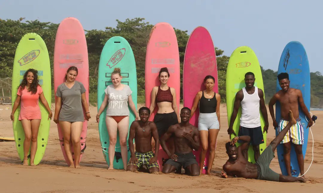 Mr Brights (@mrbrightsslides) on Twitter photo Just delivered 18 surfboards to 2 of the most remote surf communities in Ghana. Boards will be used to help the locals to create their own surf schools.
Spending some days helping them to perfect coaching skills and to become qualified <a href="/ISAsurfing/">International Surfing Association</a> coaches
#Bitcoin
#surfing Just delivered 18 surfboards to 2 of the most remote surf communities in Ghana. Boards will be used to help the locals to create their own surf schools.
Spending some days helping them to perfect coaching skills and to become qualified <a href="/ISAsurfing/">International Surfing Association</a> coaches
#Bitcoin
#surfing