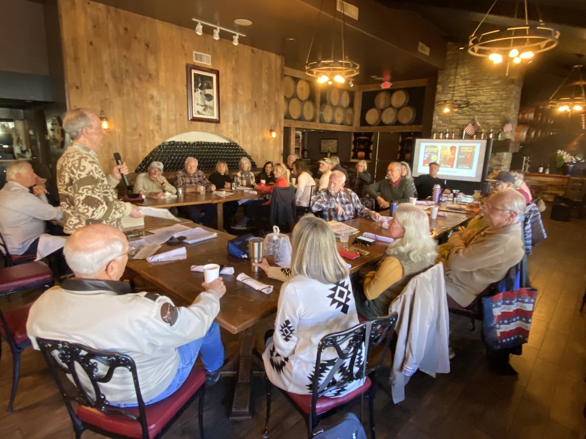 My presentation about the inspiration behind my Flying Tiger trilogy at Sedona Patriot Club (2/7/23). I received a standing ovation! 🤗 Flying Tiger trilogy: Wing of a Flying Tiger, Will of a Tiger, Legacy of the Tigers (IrisYang-author.com)