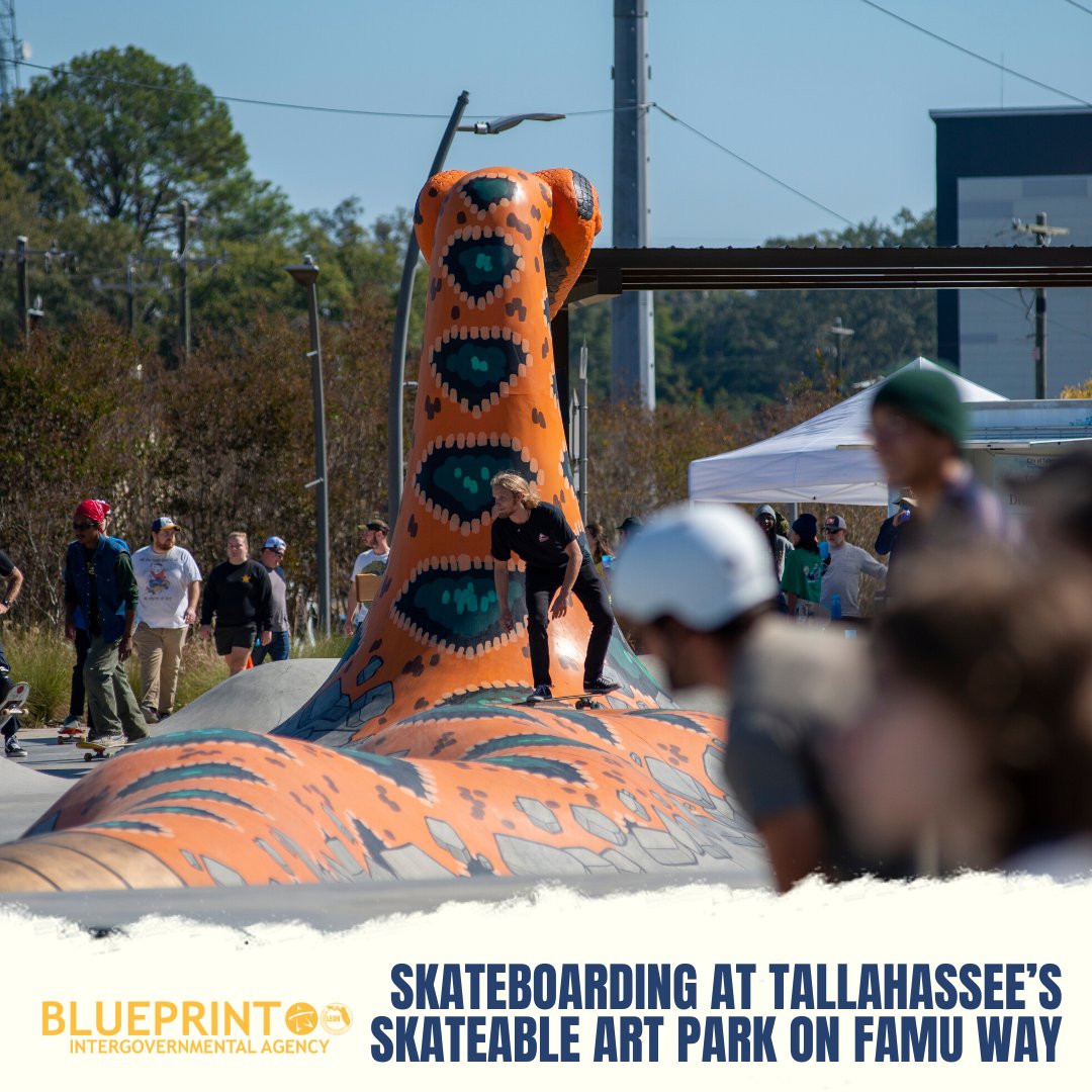 Blueprint_IA's tweet photo. If you have not seen it yet, this is your sign to visit the Skateable Art Park! 🛹🐍⛸
Check out this interview with WFSU Local Routes. @WFSUmedia
https://t.co/28lbXnPdyM
#BlueprintIA #WFSU #SkateableArtPark #CityOfTallahassee #LeonCounty https://t.co/ovpjIPzxbk