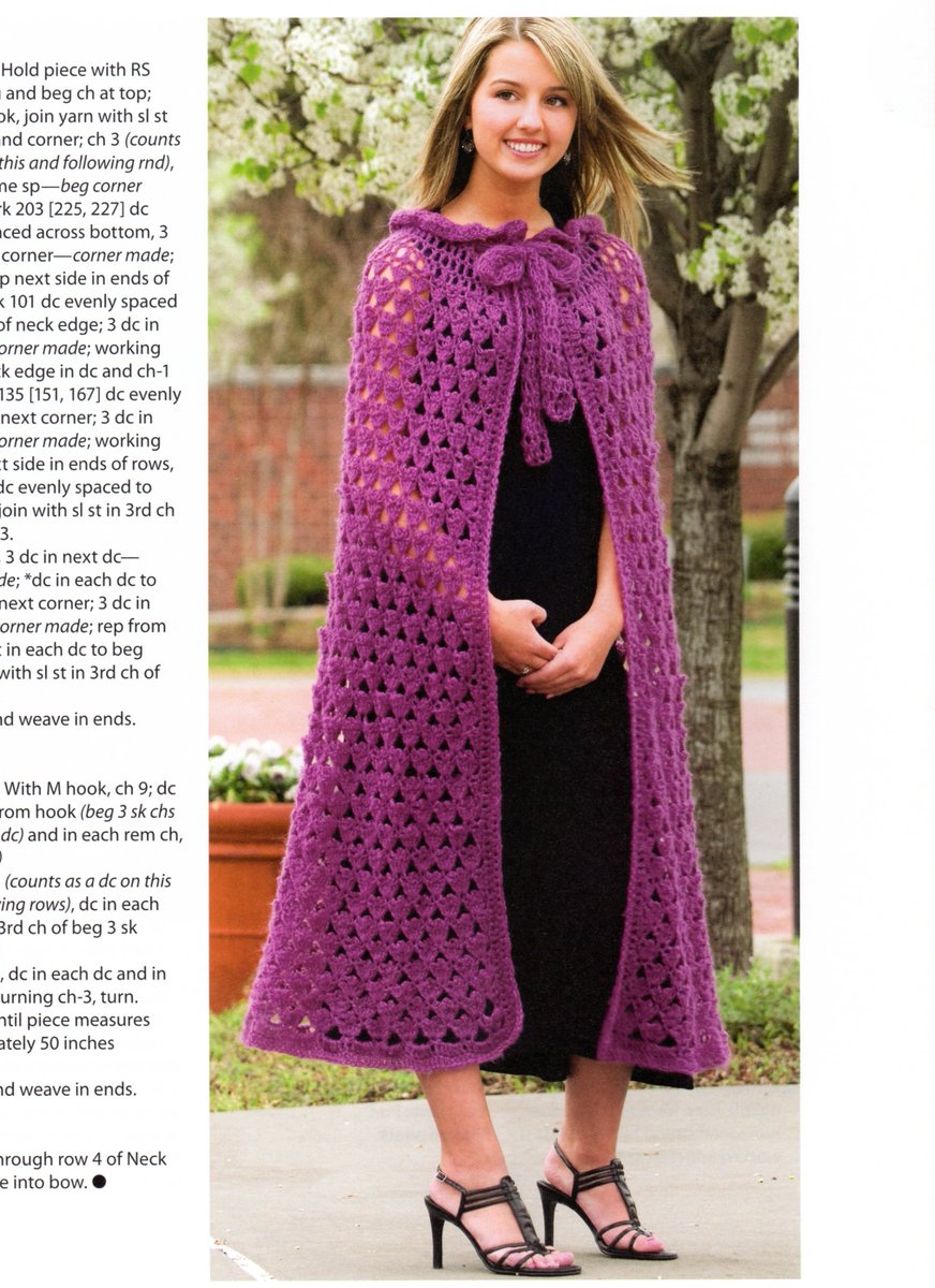 Tabarrocollect1's tweet photo. Good morning😊
Collection item No.B-45
Crocheted Pattern for cape
#cape
#Crochetedpattern https://t.co/rlN4R16u9V