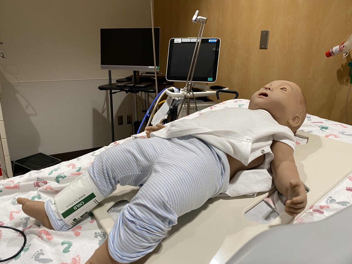 Today is my last sim with @UTSWPedsCCM critical care fellows. It will feature a vent with test lung, increased ICP, VTach, and others (#Trauma). It has been a pleasure of my life to educate our fellows. I won’t cry yet. I am a #simtensivist. #MedEd #PedsICU #MedSim #Simulation
