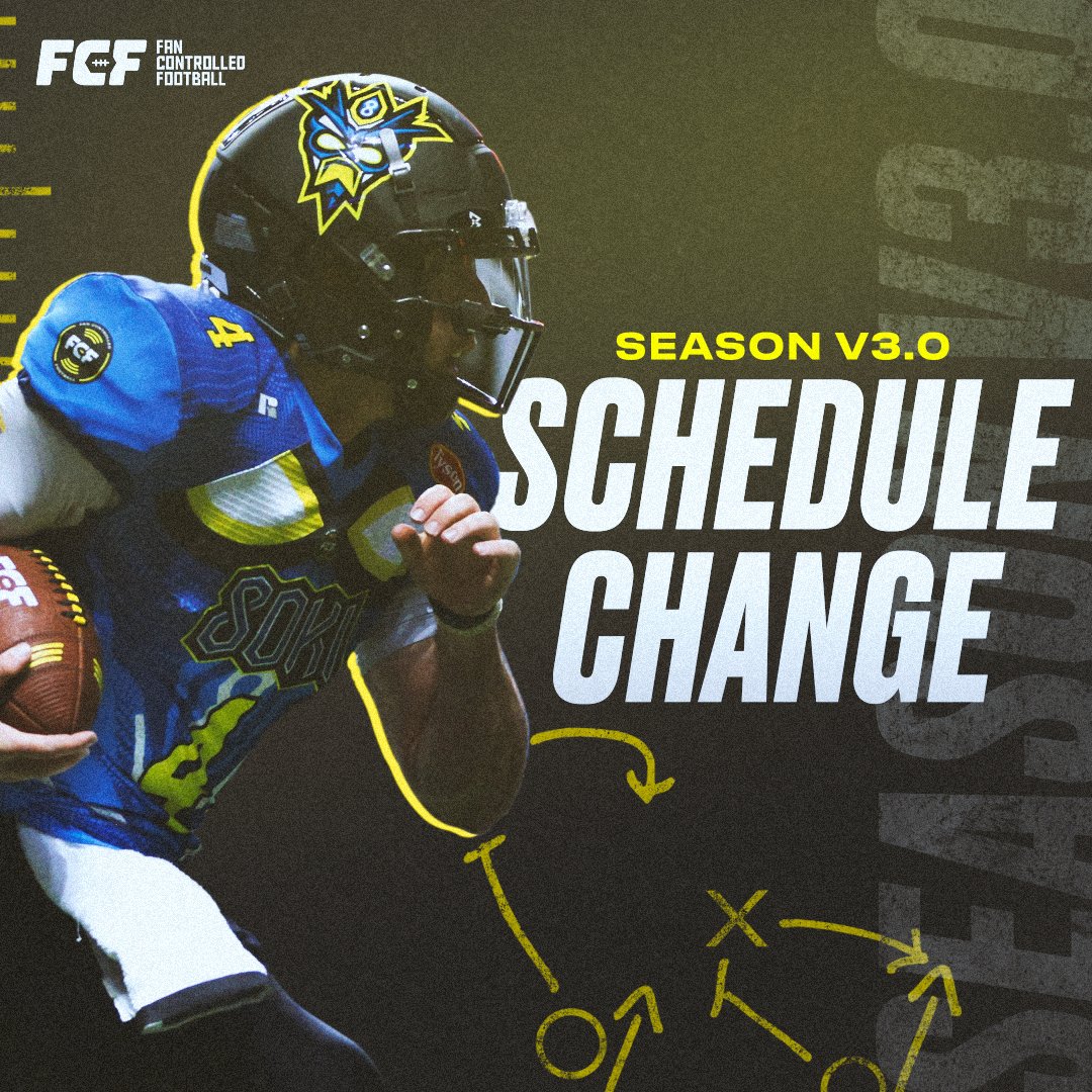 Fan Controlled Sports Announces Changes To 2023 Schedule, FCF Moves To Fall of 2023 (via Mark Perry) xflnewshub.com/alt-football/f… @fancontrolled #FCF #FanControlledFootball #PowerToTheFans #AltFootball #FCH