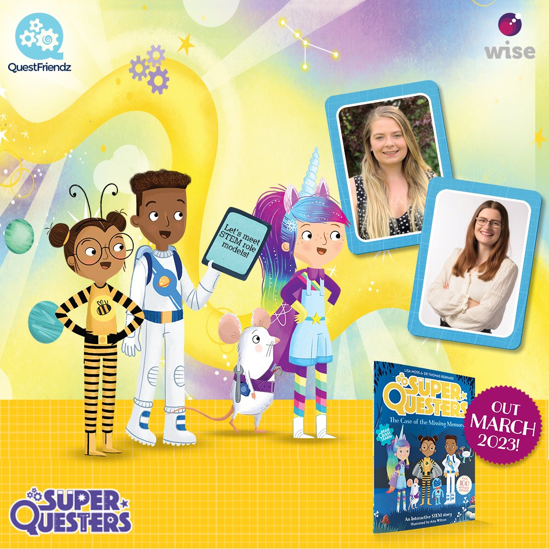 QuestFriendz's tweet photo. We’ve teamed up with @WISE_YPB to challenge stereotypes that can prevent children from pursuing opportunities in STEM.

Read about when the SuperQuesters met their role models: https://t.co/09DeRonnBI

Join our mission. Share YOUR STEM role model? #mySTEMrolemodel https://t.co/YhMawvzLEu