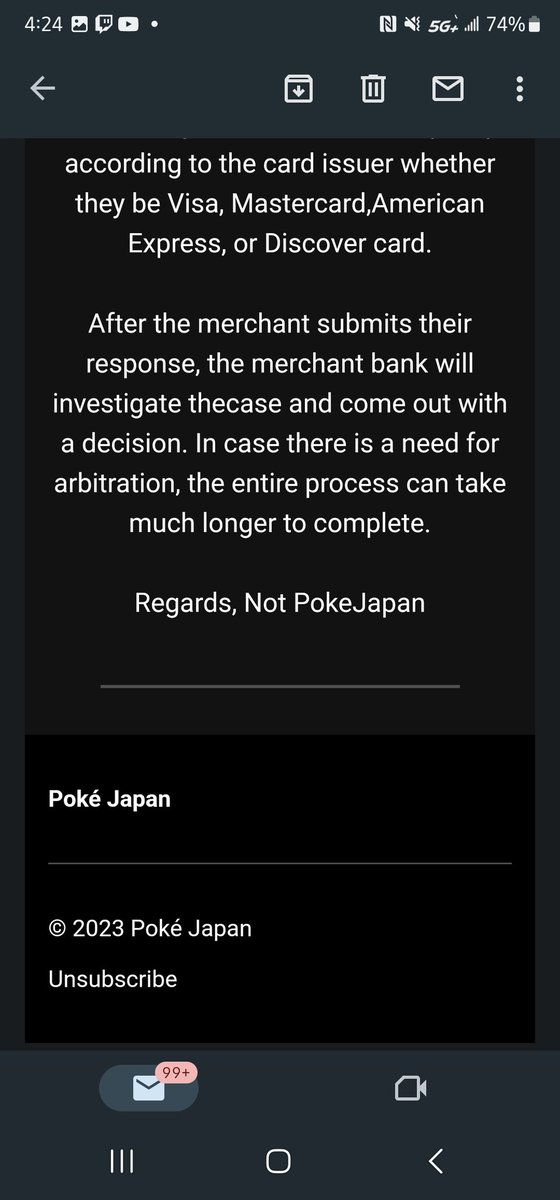 ObsidianMyst1's tweet image. Well well...to whoever got access to #pokejapan email...you are amazing. I feel a vast majority of people by now have assumed they would never see product after the website is no longer even accessible. Love how it's signed "not pokejapan"