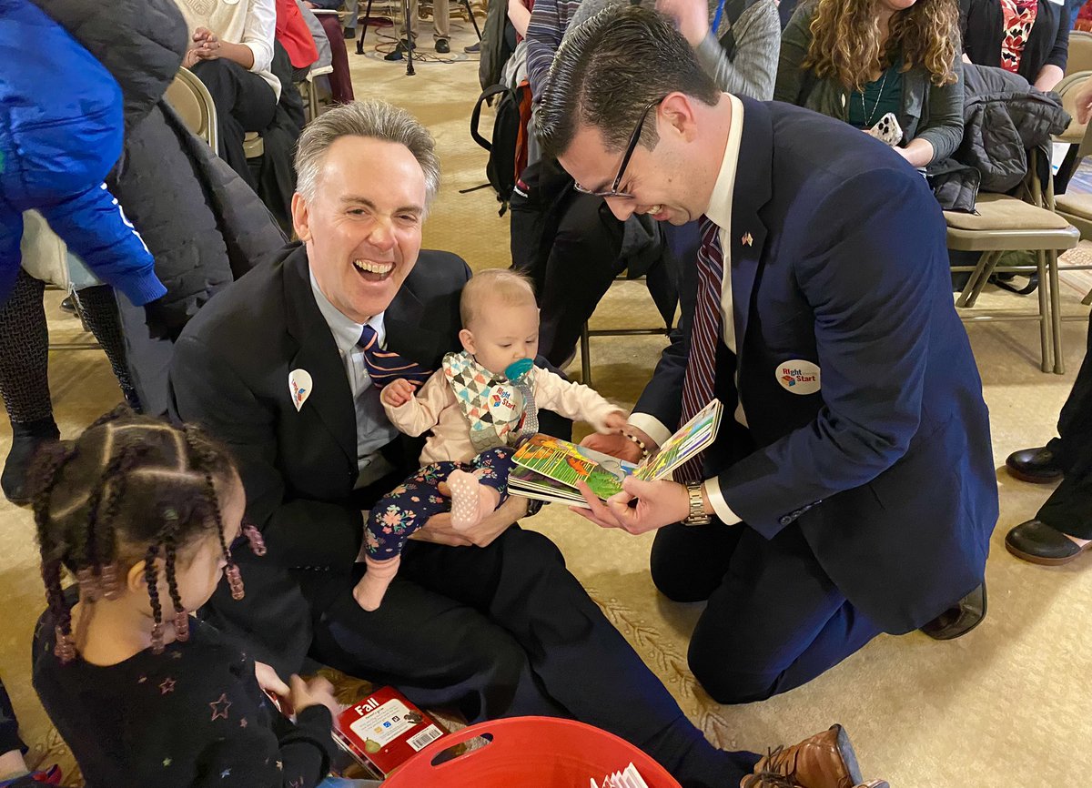 RITreasury's tweet photo. Every young child in Rhode Island - regardless of zip code, family income, or ethnicity deserves to get off to the right start in life. 

@RIghtStartRI understands that by investing in our care economy, we will have children learning and parents earning! https://t.co/AhMJgF9Q1n
