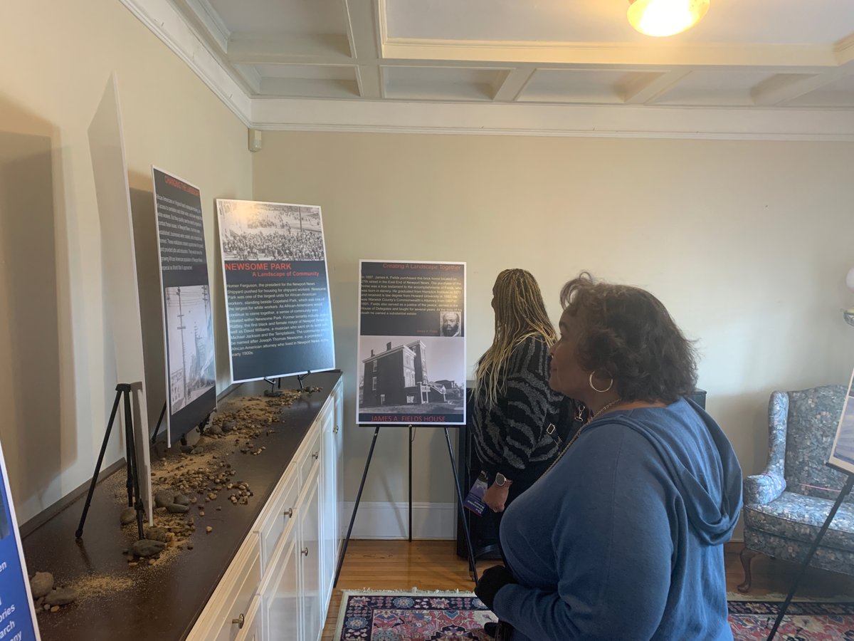 NewsomeHouse's tweet photo. New Exhibit! Buildings and Business - The Landscape of African Americans in the East End of Newport News!

We are open Thrursday-Saturday, 10am-5pm

Please call ahead for large group!
757-247-2360
2803 Oak Avenue
Newport News, VA 23608

#NewsomeHouse #BlackHistory https://t.co/v7VejUEkYe