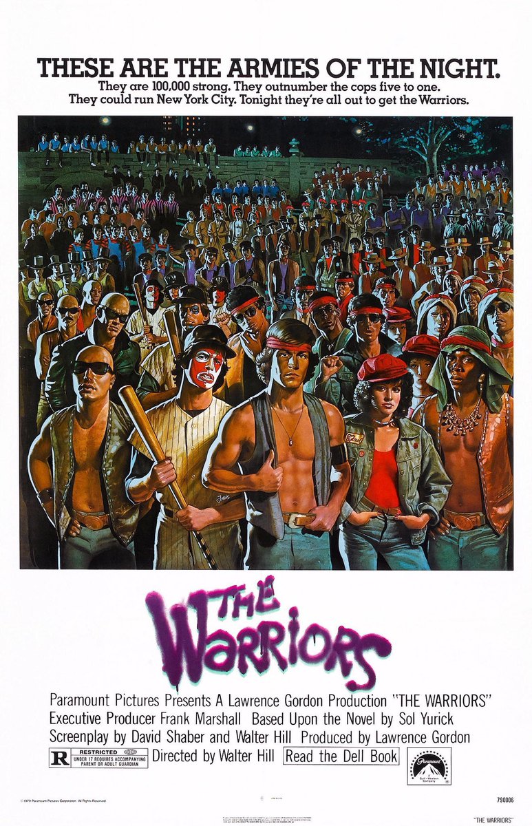 RetroNewsNow's tweet photo. 🎬 ‘The Warriors’ premiered in theaters 44 years ago, February 9, 1979 https://t.co/8Cv1Z4FRKz