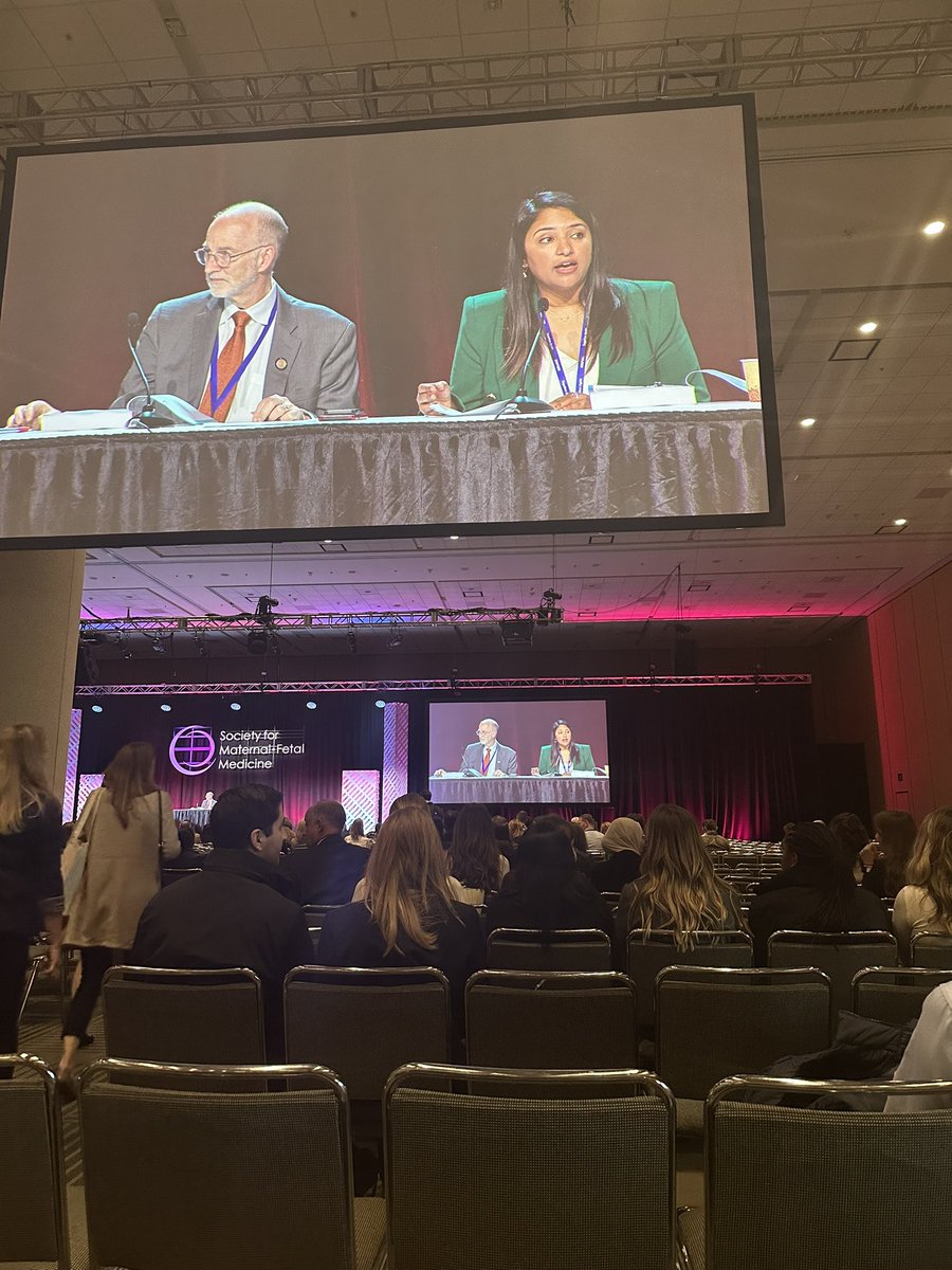 RimszaRebecca's tweet photo. Geeking out watching @NanRaghuraman moderate the fellows plenary! @WashU_OBGYN https://t.co/7EQxhzIQsa