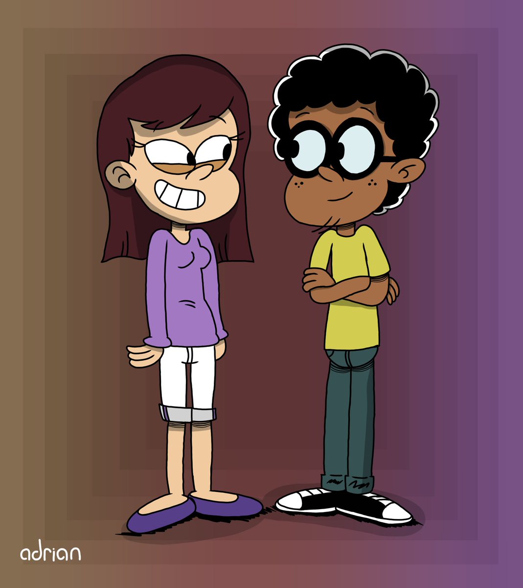 CLYLOE (20s)

Re-doing my own art just in case for updated art and differrent outfit.
Though, it tooks an hour to do.

Link: deviantart.com/adrianmahranpr…

#theloudhouse #agedup #alternateuniverse #clydemcbride #chloe #clydexchloe #clyloe