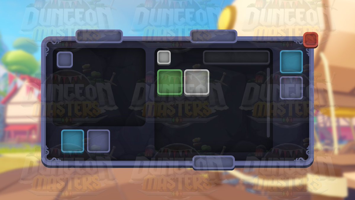 Cyfleet's tweet photo. Here's something I wanted to have a go at for Dungeon Masters. I attempted to recreate the UI designs, and these turned out surprisingly really good

#Roblox #RobloxDev #RobloxUI https://t.co/QX82s28TrJ