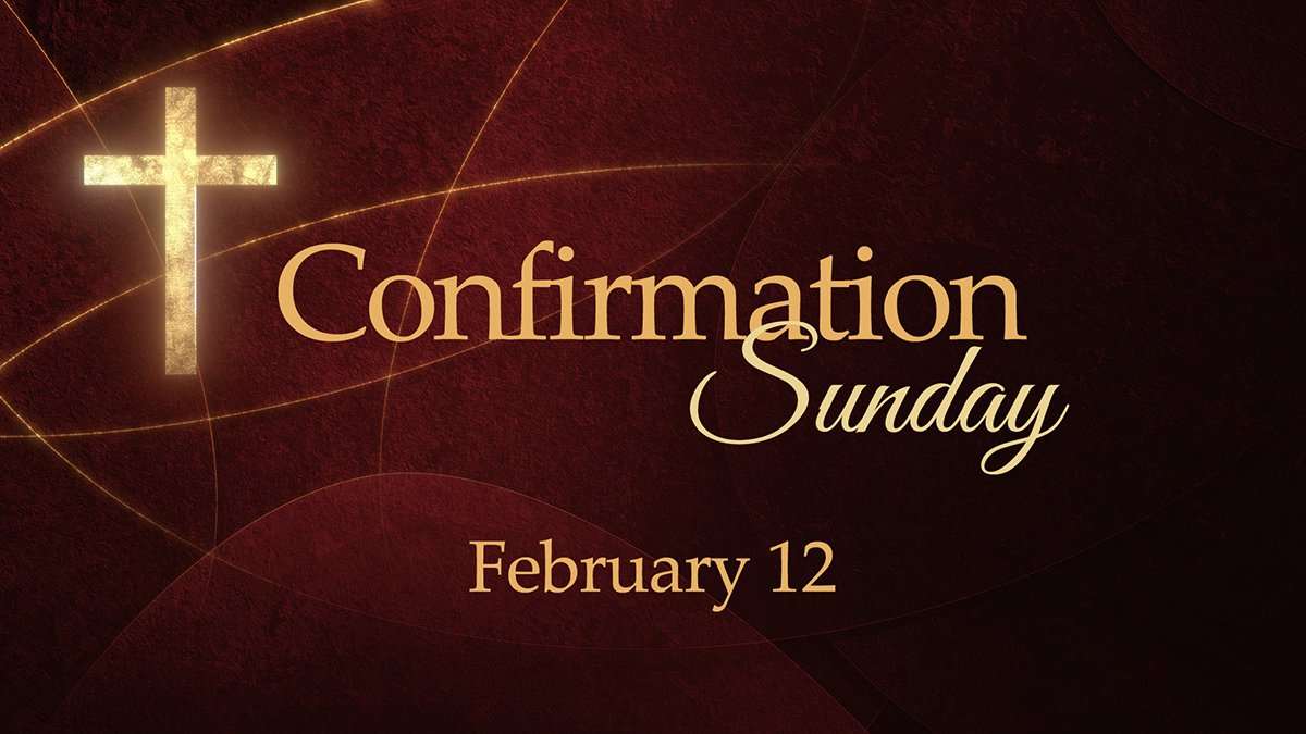 clearlakeumc's tweet photo. Join us Sunday to celebrate our 12 Confirmation students affirming their faith and becoming full members of Clear Lake UMC. The confirmands will be confirmed at the 9am Contemporary service, followed by a 10am reception in Fellowship Hall, and lead our 10:30am Sanctuary service. https://t.co/Qwo6WfzeqF