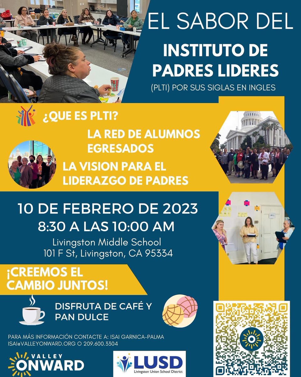 valleyonward's tweet photo. Join us at our Parent Leadership Institute! 🪴

This will take place this Friday, February 10th at Livingston Middle School!! 

We will have coffee and sweet bread 😊We hope to see you there!! https://t.co/1iYFQknUhg