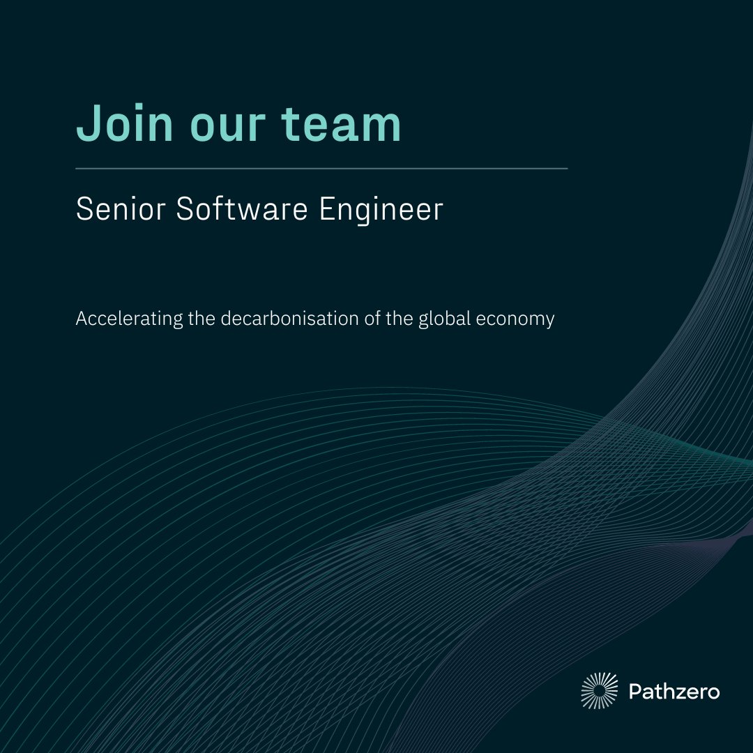 We’re hiring – Senior Software Engineer. If you’re looking to apply your strengths to mitigate the risks of climate change through software, we want to hear from you.

Does this sound like you, or someone you know? Head to hubs.ly/Q01BVBFW0

#lifeatpathzero #hiring