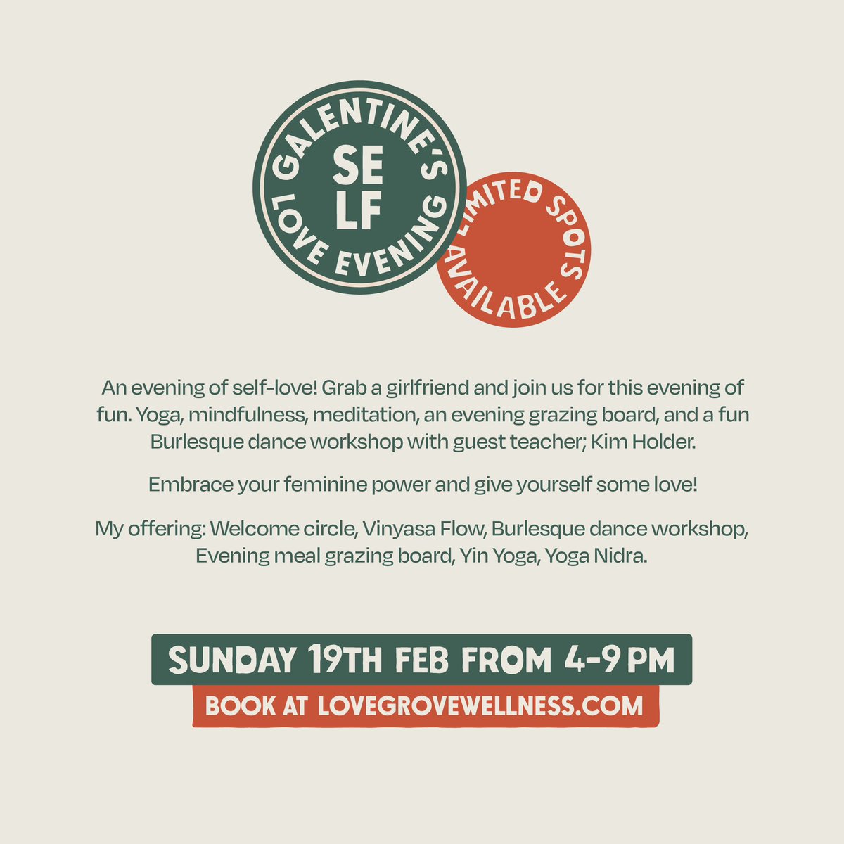 💫 GALENTINE’S DAY 💫 

Celebrate mindfulness, movement and friendship at a Galentine’s Self-Love Evening in the Gullivers Wellness Yurt.

Find out more ➡️ gulliversfarmshop.co.uk/our-blog/febru…

#GulliversFarmShop #Dorset #DorsetEvents