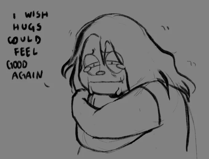 (vent) It kinda sucks i can't feel alright when people hug me, it's so anxiety inducing bc i cant trust physical touch from nearly anyone, it's kinda really sad to live a life without affection because most of it doesn't feel good anymore 