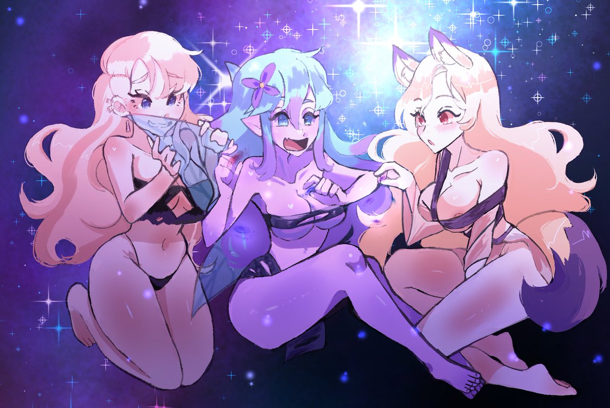 Commission for <a href="/Eresh87/">Clarissa</a> and <a href="/JithJith8075/">JithJith</a> !! Thank you!! <33 #giantess #sizetwitter