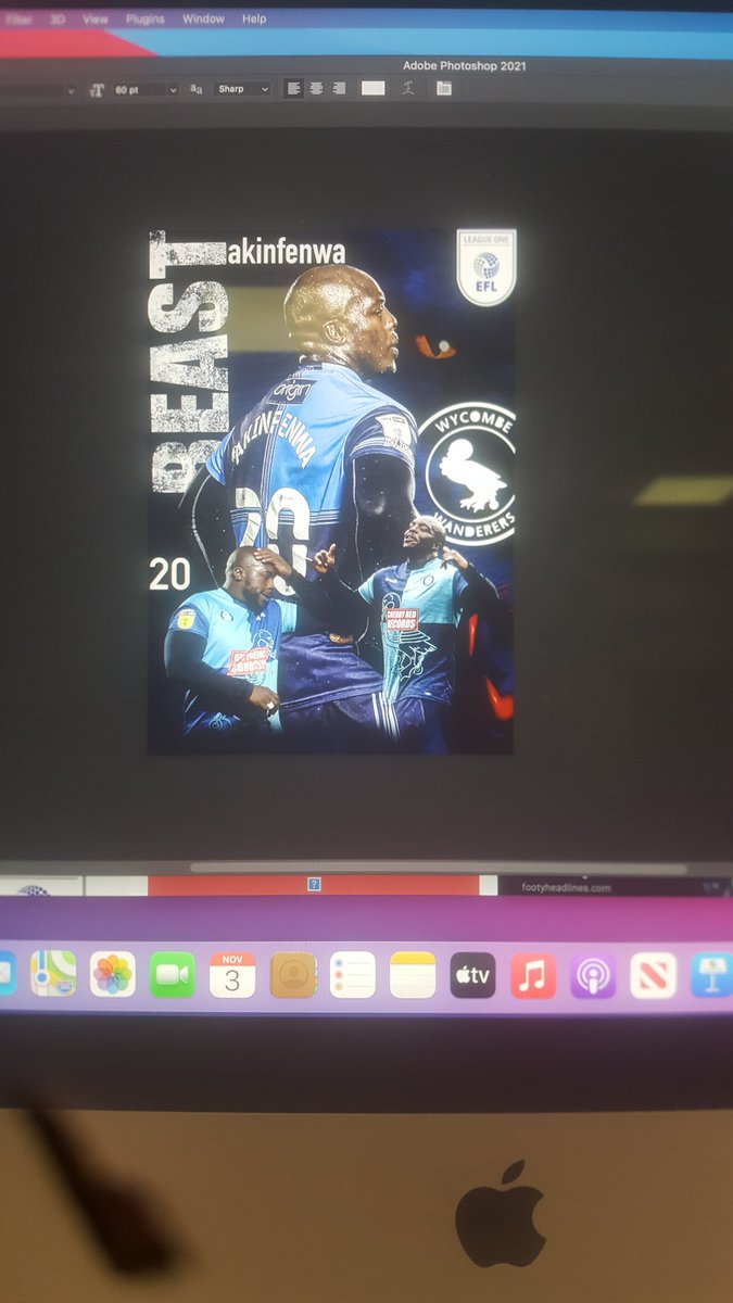 ahk_graphics's tweet photo. Akinfenwa graphic #wycombe #EFL #photoshop #akinfenwa https://t.co/MgQEmJWchs