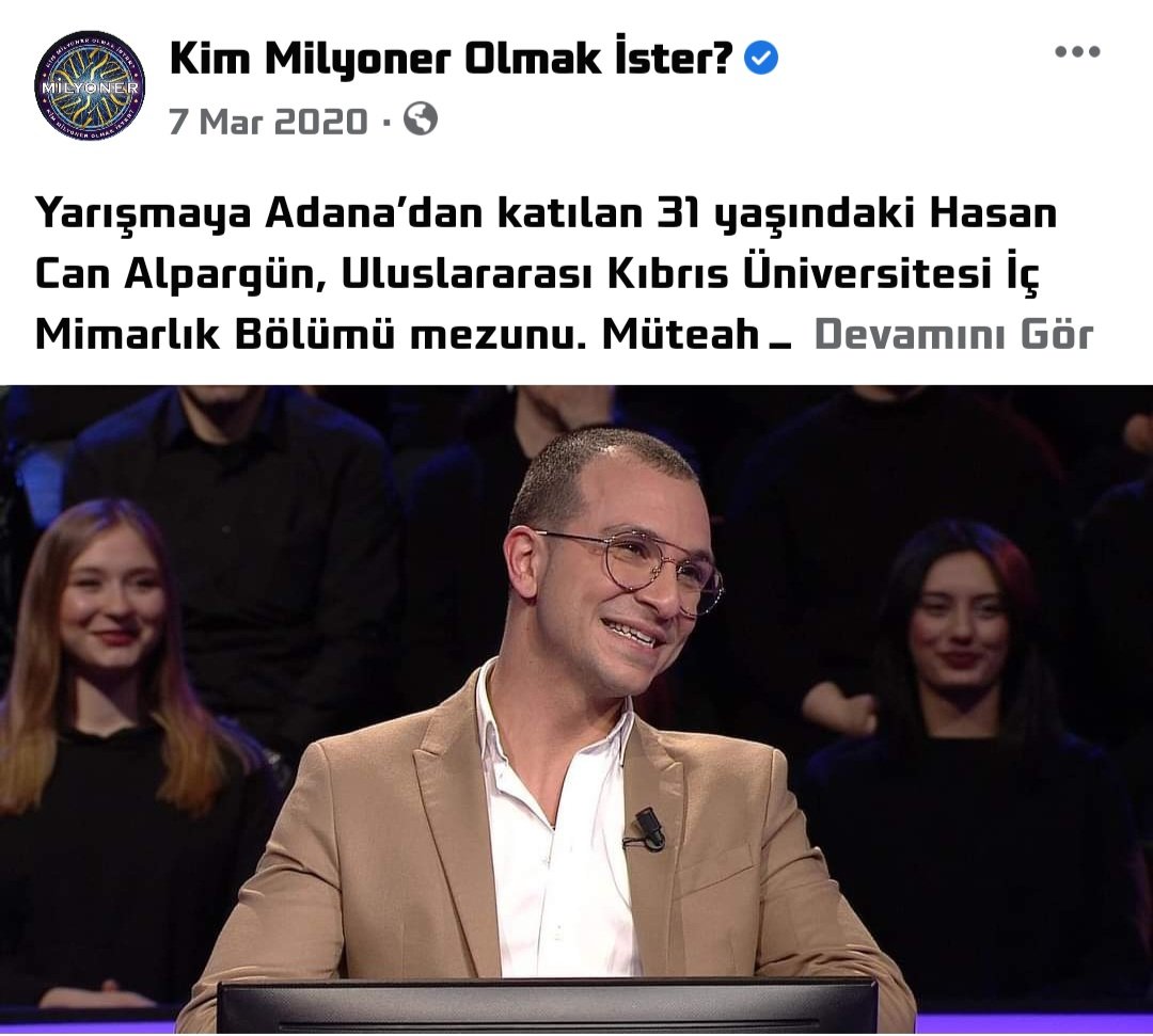 Muratcelikmka's tweet photo. Yaptığı binaları hep çöken katil müteahhit #hasanalpargun 'un oğlu 3 sene önce #atv nin #kimmilyonerolmakister yarışmasına katılmış. Ailecek paragöz oldukları besbelli. Ucuz malzemelerle yüksek binalar yaparak insanları öldürdükleri yetmiyor bir de tv'ye çıkıyorlar. Pes. #deprem https://t.co/pba7sgLCVU
