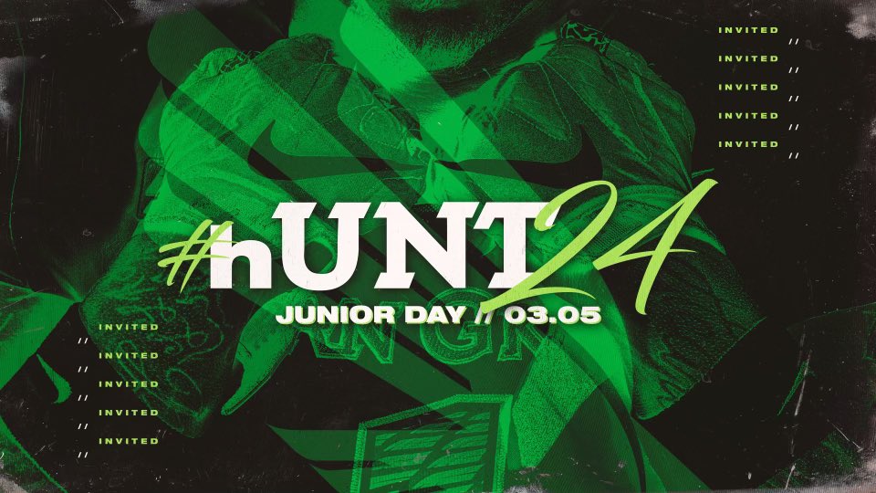 I will be at North Texas March 5th for Jr Day🧩 #hUNT24