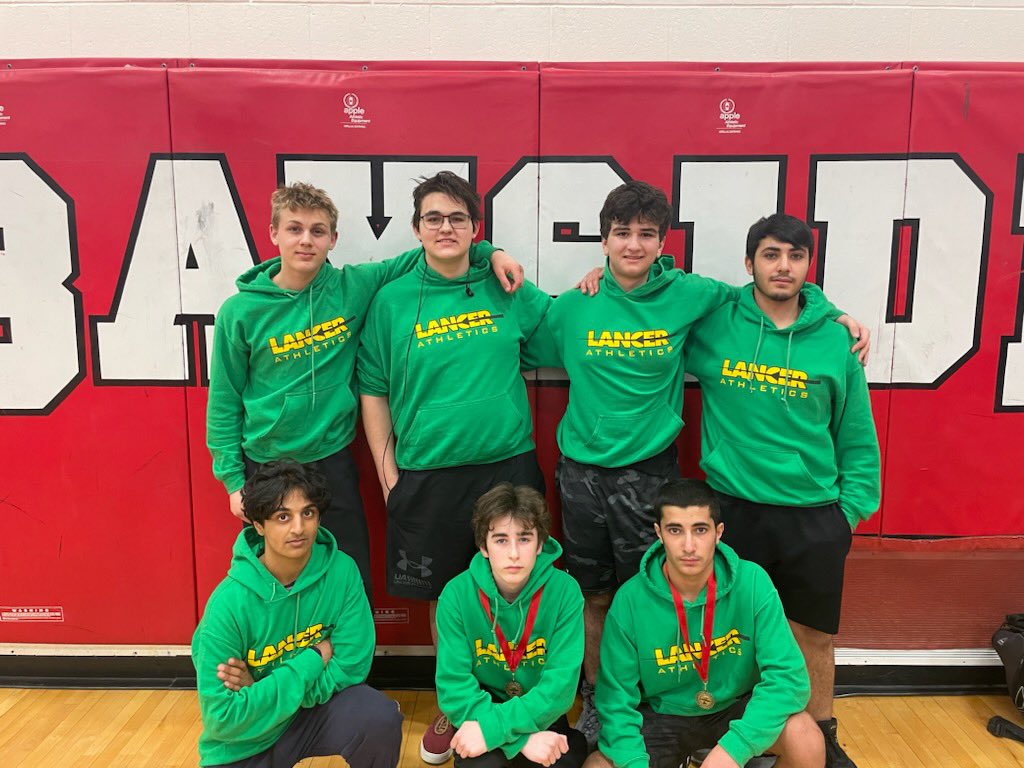 LCAthleticsLDSB's tweet photo. It was a great day on the mats for our @LCVI_LDSB wrestlers! Congrats to Finn Brophy and Ibrahim Muslam for bringing home gold! Can’t wait to see what our Lancers can do at @theEOSSAA (hosted at LC) next week 🤼 #takeittothemat #alloutallgameallseason https://t.co/zbdbi5xXwH