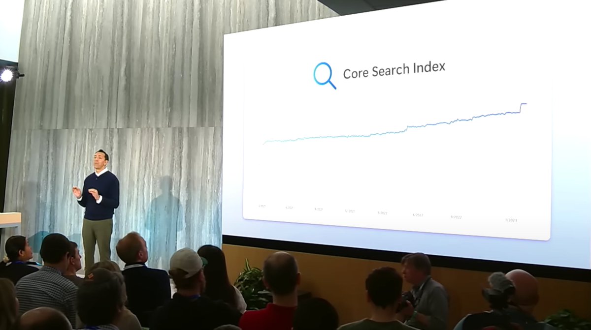 rustybrick's tweet photo. Microsoft: Bing saw the largest relevancy jump in search in two decades said @yusuf_i_mehdi
of Microsoft  https://t.co/HgayKm3WhN https://t.co/TL0BiqN3hU