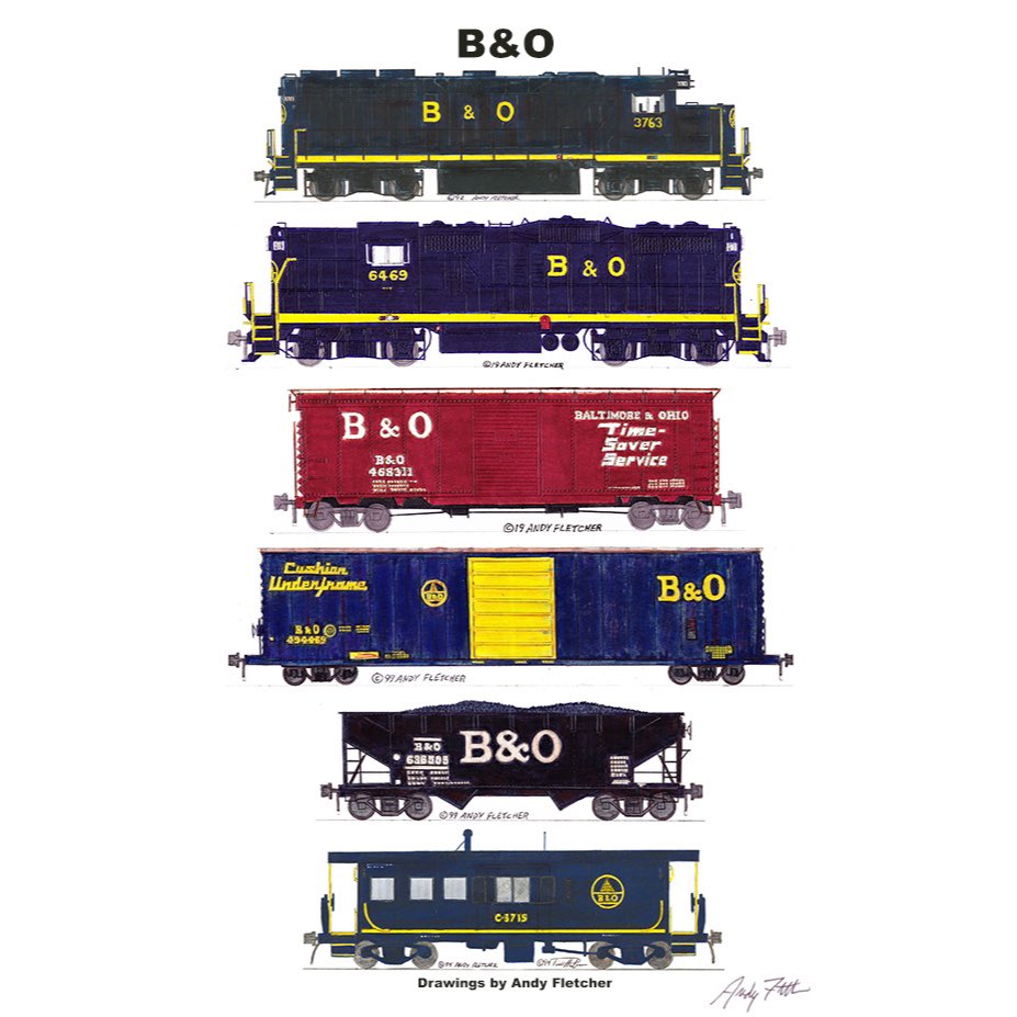 Andy Fletcher on Twitter "This Baltimore & Ohio train heads through