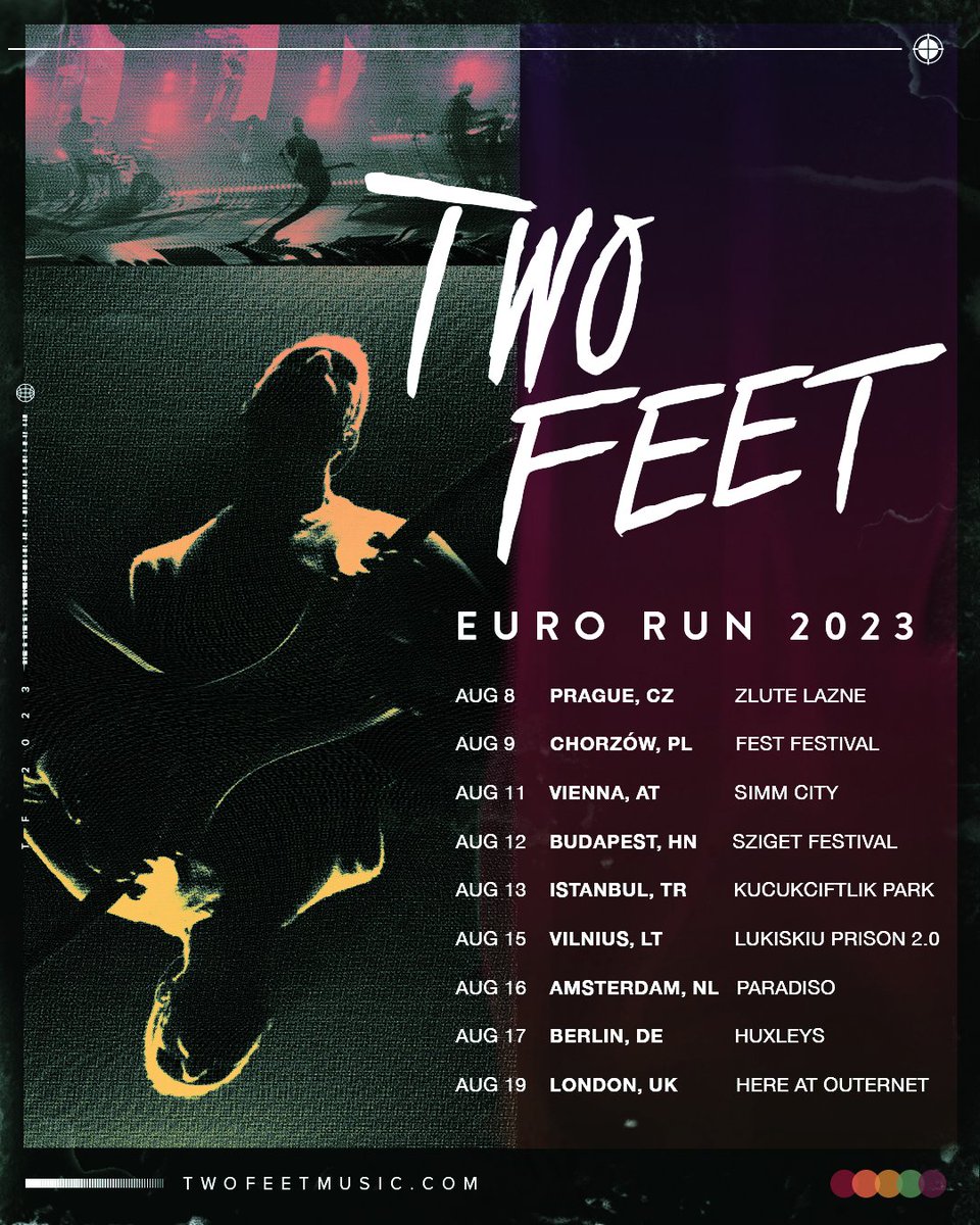 TwoFeetMusic's tweet photo. Fans asked, i listened :) Euro Tour on sale tomorrow at 10am local time https://t.co/0W4Nm3BEe7