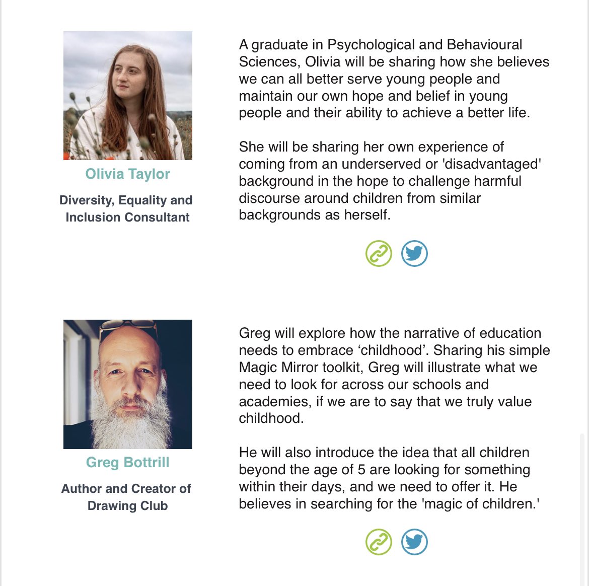 Jograyeducation's tweet photo. 📢 With 4 keynotes and a choice of 12 workshops #leadconf23 is a day not to be missed!

27th April 2023
@studiovenues #mcr

@ViviennePorritt
@OliviaLTaylor99
@GregBottrill @canigoandplay 
@sufiyaahmed 

Early Bird price 🐦 available!

Book your place here: https://t.co/nhfCcPq06r https://t.co/j05gbzc4W1