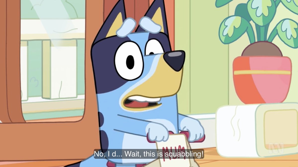 out of context Bluey tweet media