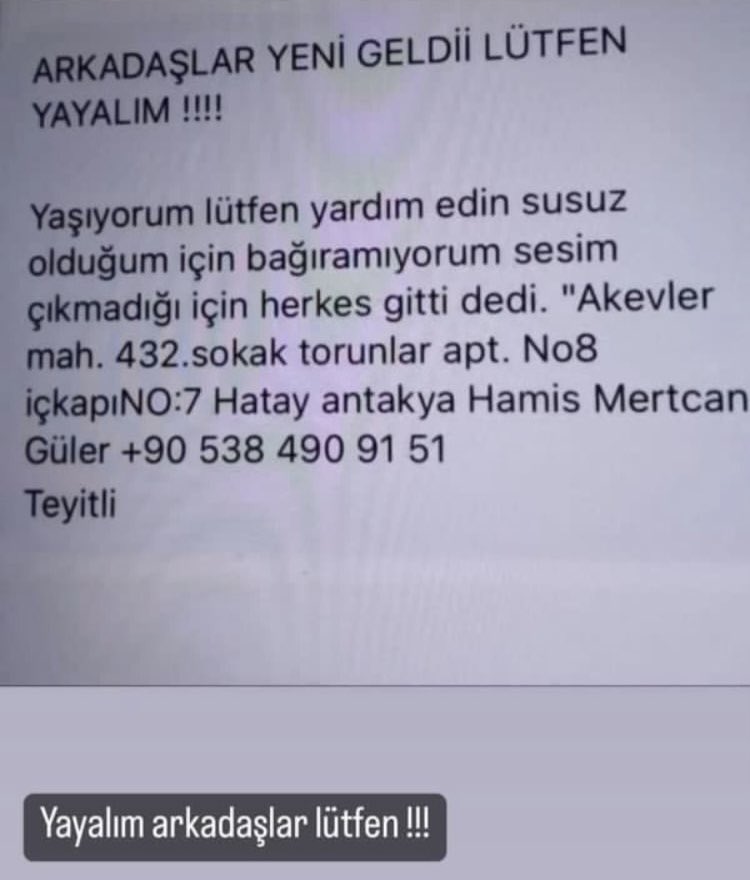 ArboaCihan's tweet photo. #UMUT120SAAT https://t.co/MtdxT4zO84