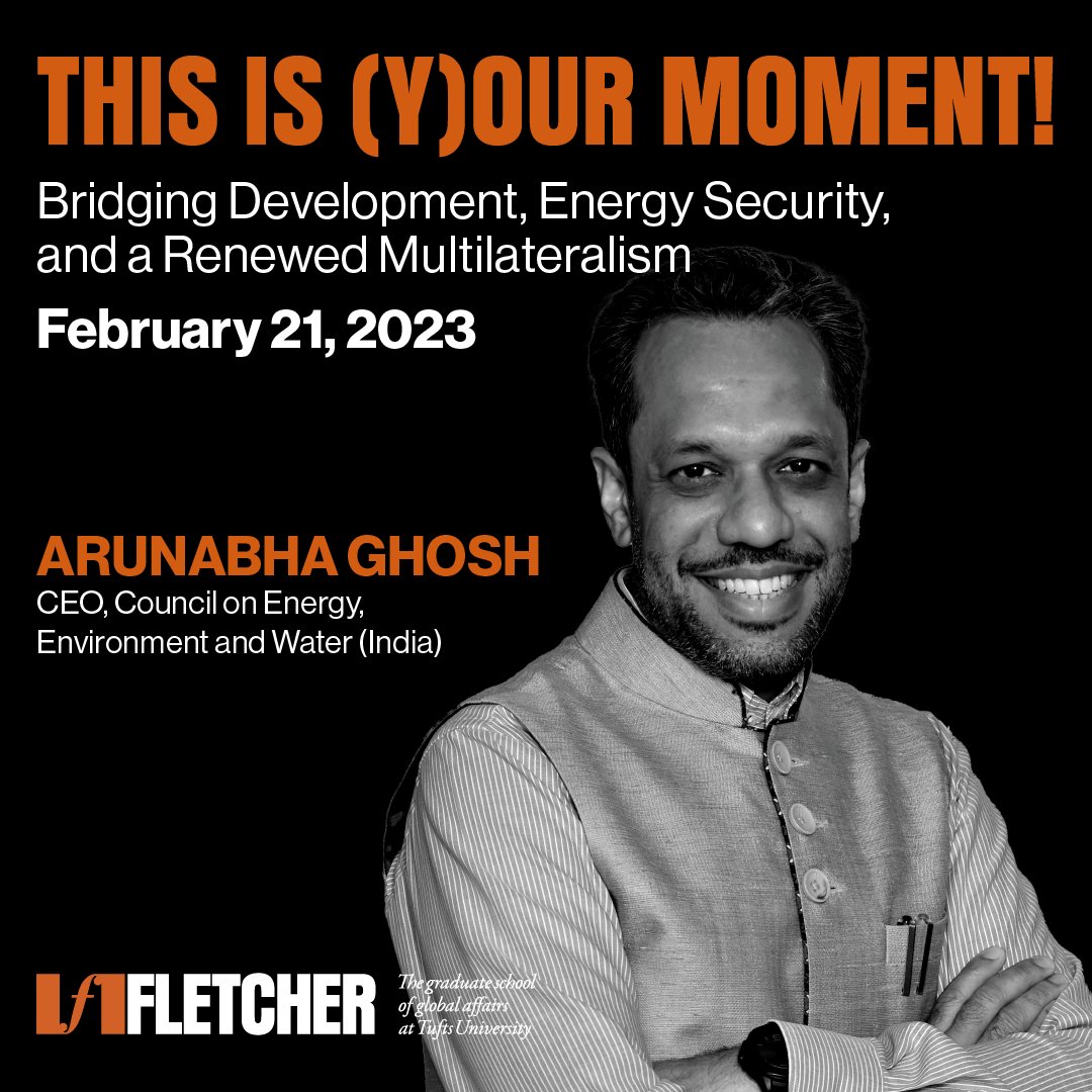 The Fletcher School on Twitter "Join us for an evening with Dr