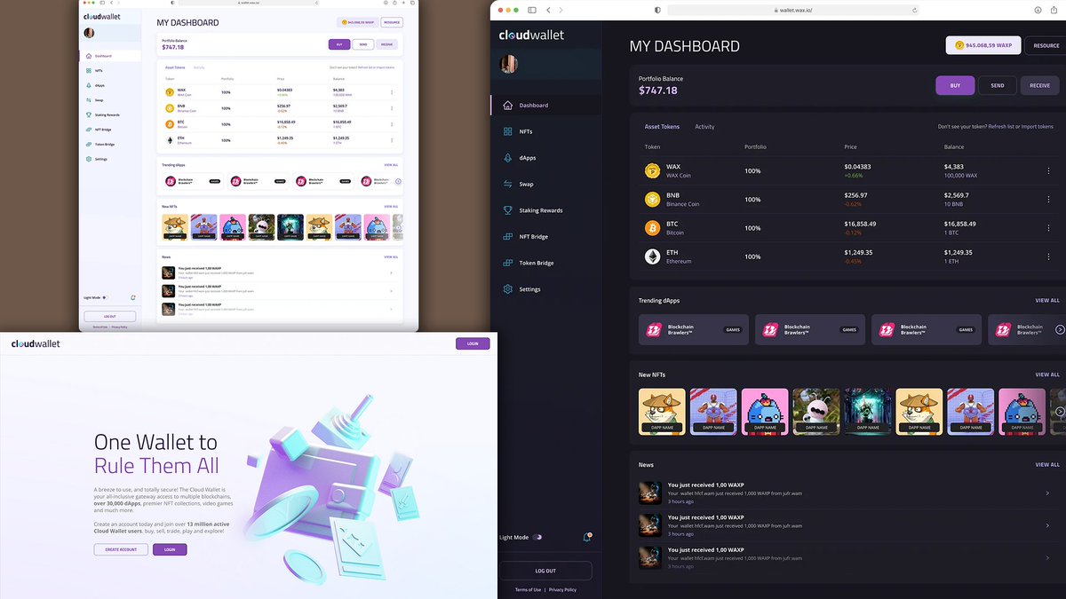blokcrafters's tweet image. 4⃣Cloud Wallet Re-Design!🚧

UI/UX  is so important... Now the easiest to use crypto wallet got even better!

The new Re-Design on the #CloudWallet coming soon will give it a fresh and easy to navigate experience for all types of users.

(Q1)
(4/5)🧵