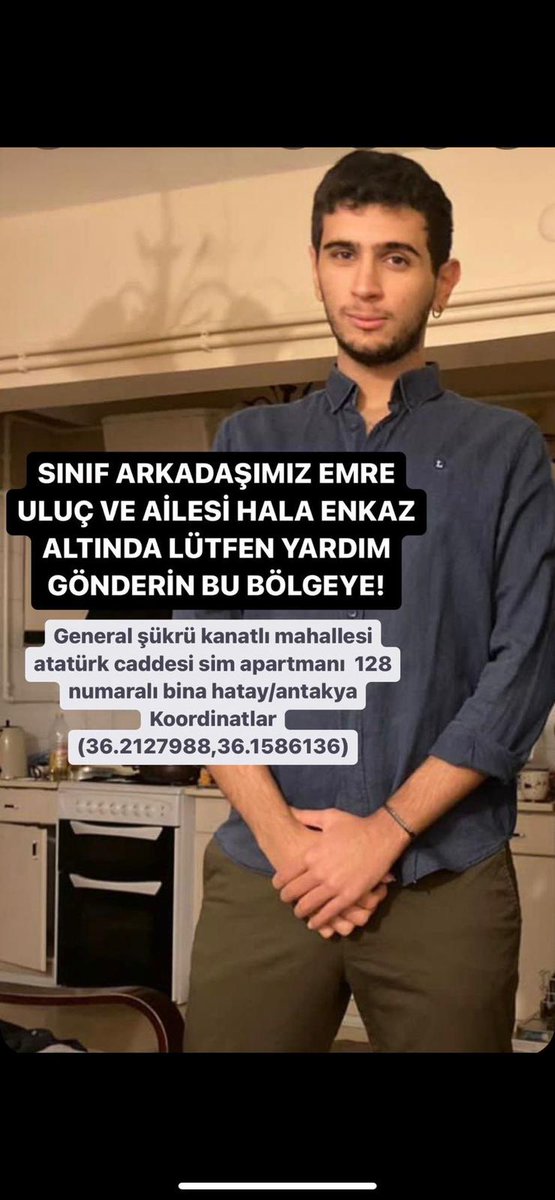 EmreUluca AfadEkibi lütfen biri bir şey yapsın artık
