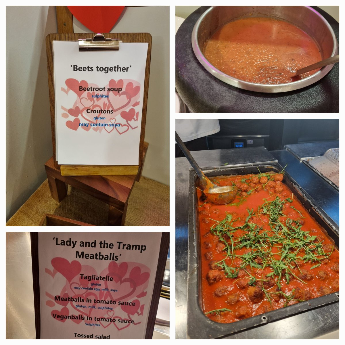 Valentines themed menu for supper tonight #cheflife #foodlover #foodie #food #foodphotography #flavourwithedge