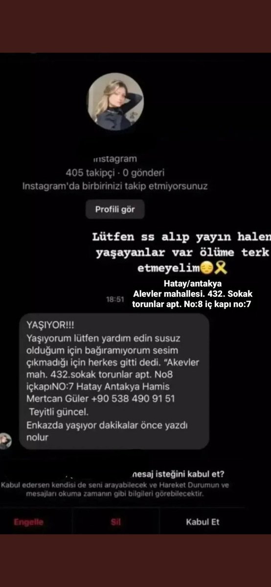 smyrna_ece's tweet photo. Bulundu mu enkazdan çıkarıldı mı bilmiyorum, haberi olan var mı?
Kadın Esra Kamera #UMUT120SAAT #yargıyıdurdurun ABD #depremsondakika  Haluk Levent'e Oğuzhan Uğur https://t.co/2UVrbJpsTl